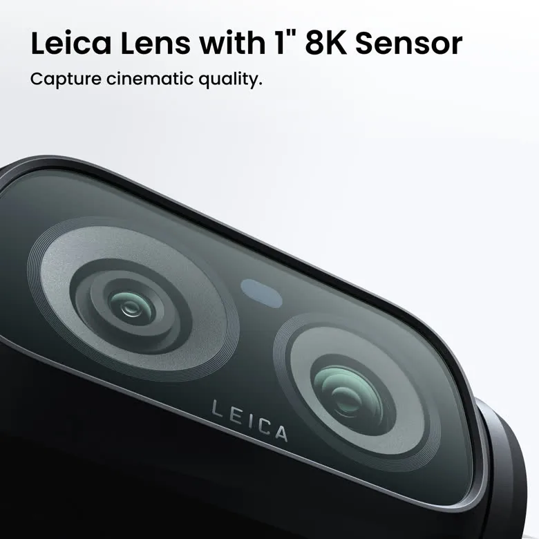 Official close-up graphic of the Insta360 Luna Ultra dual-lens module