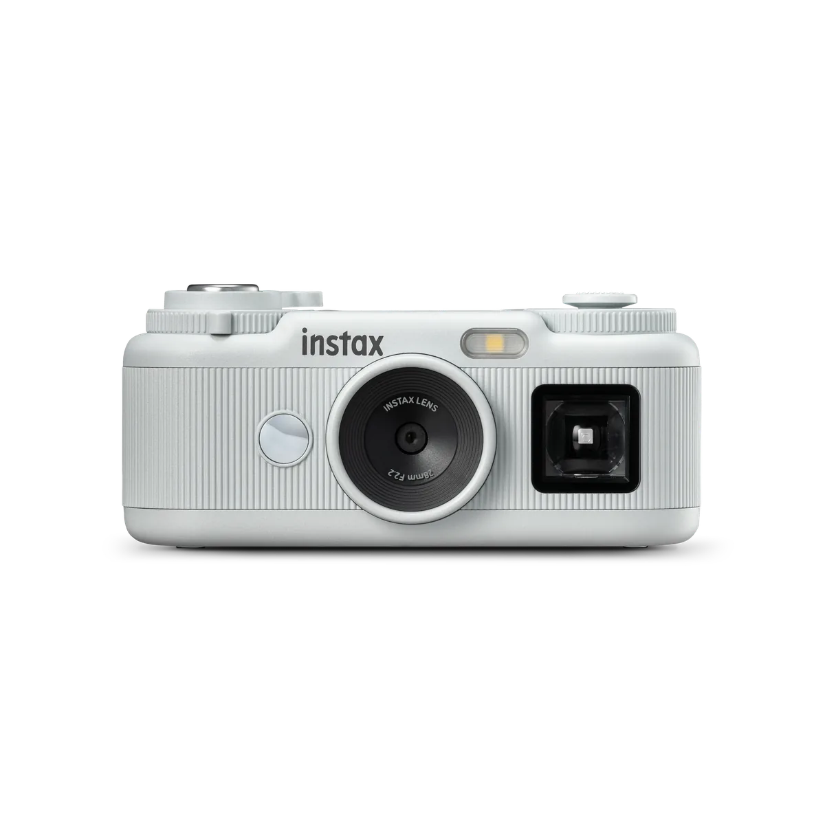 Front view of the white Fujifilm instax Pal 2
